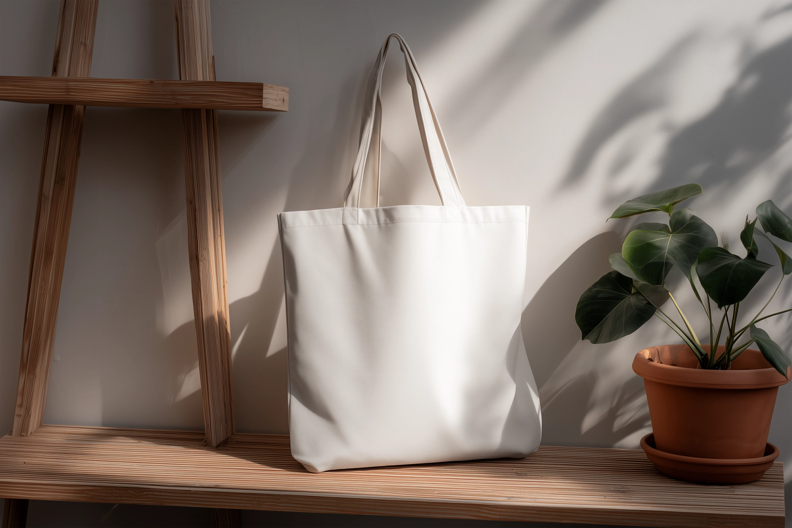 Free Tote Canvas Bag Mockup PSD