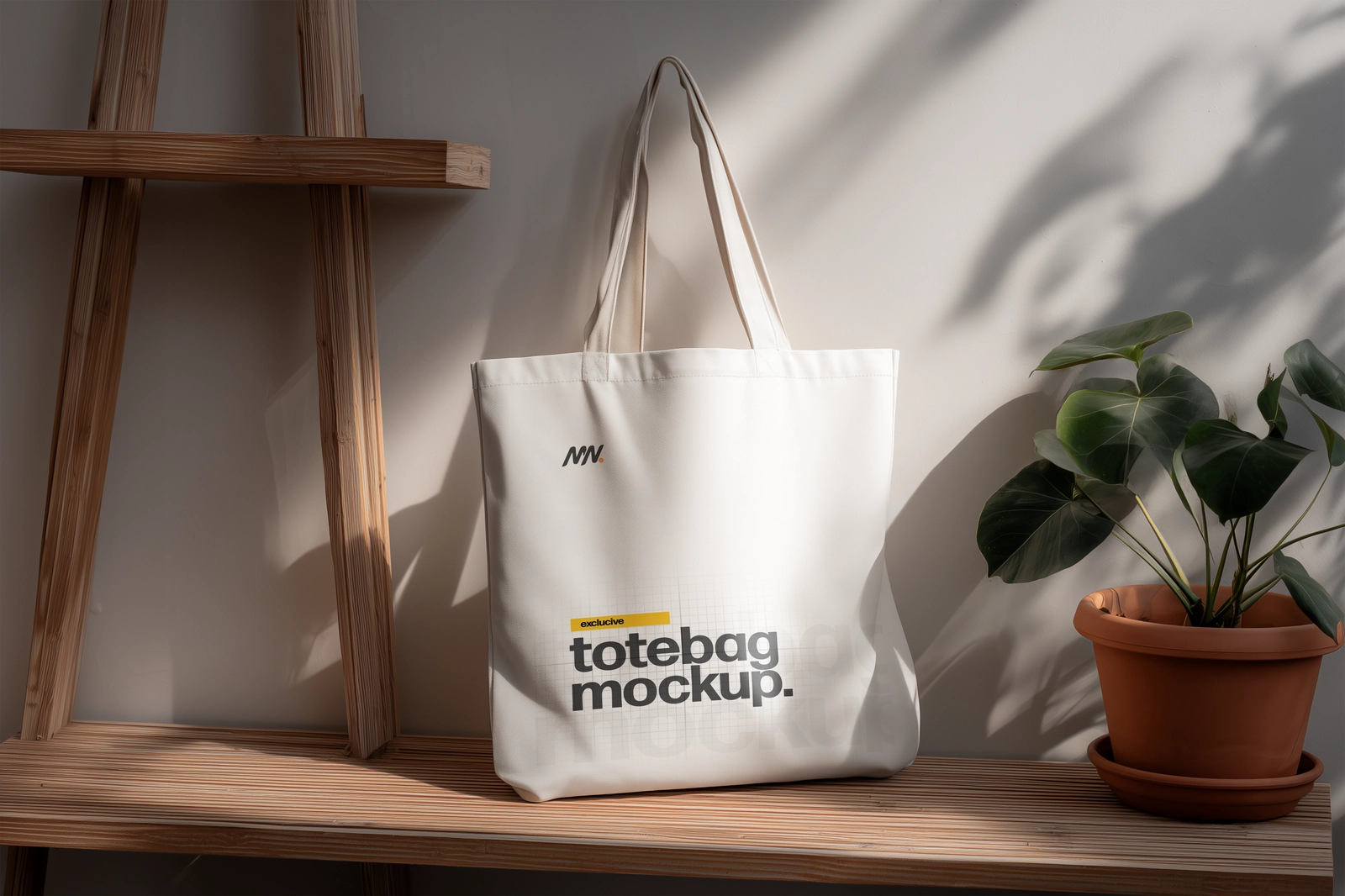 Free Tote Canvas Bag Mockup PSD
