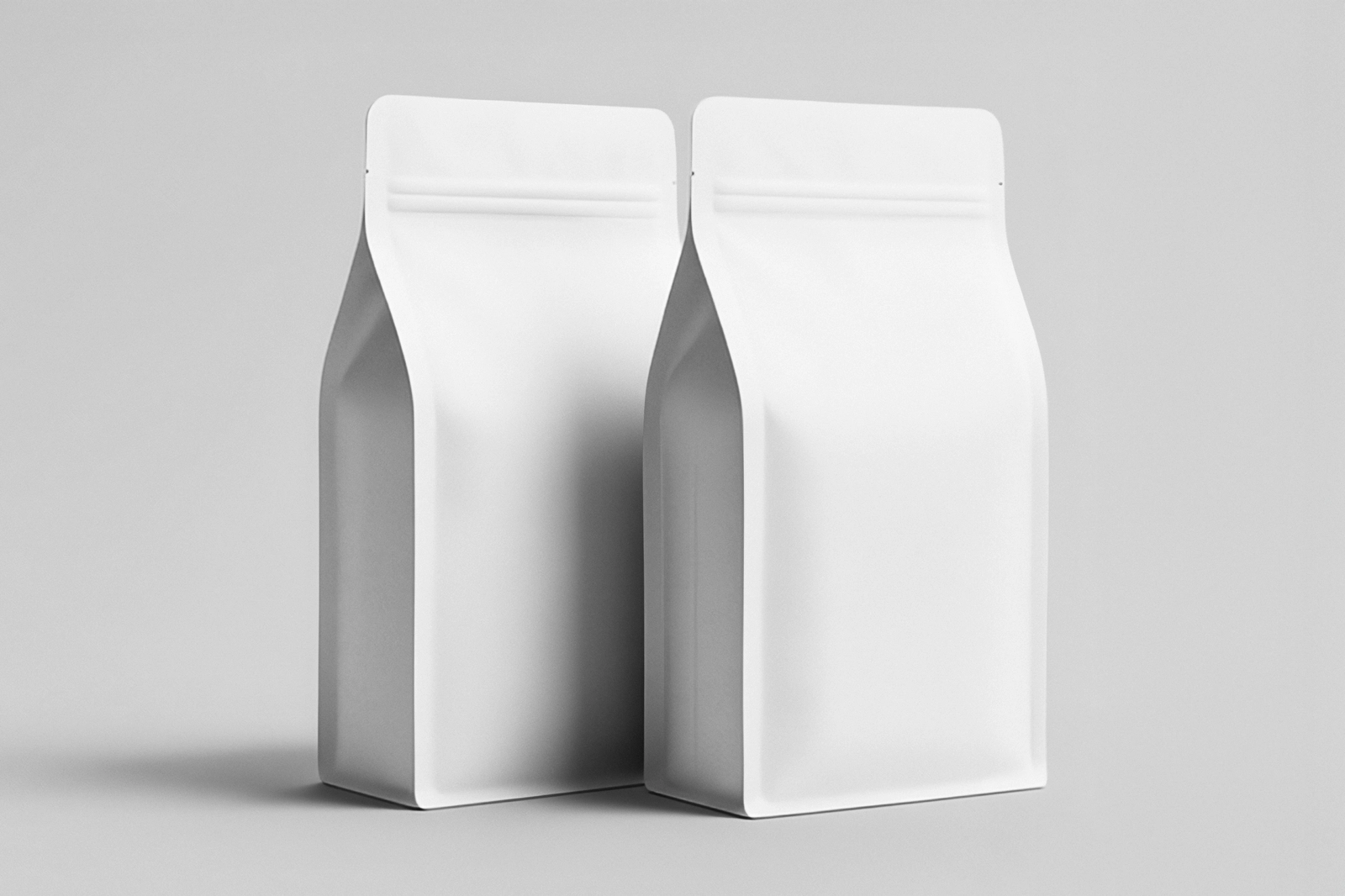 Free Minimal Coffee Bag Packaging Mockup
