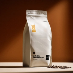 Free Paper Coffee Bag Packaging Mockup