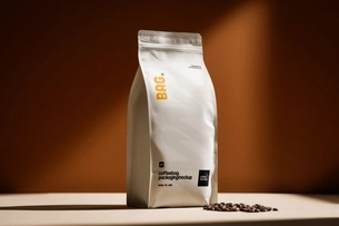 Free Paper Coffee Bag Packaging Mockup