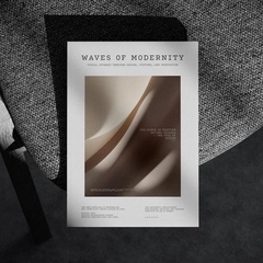 A4 Magazine Cover Mockup From Top View