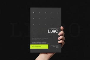 A5 Hardcover Book Cover Mockup