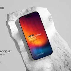 ROKK – iPhone 17 Pro Mockup PSD