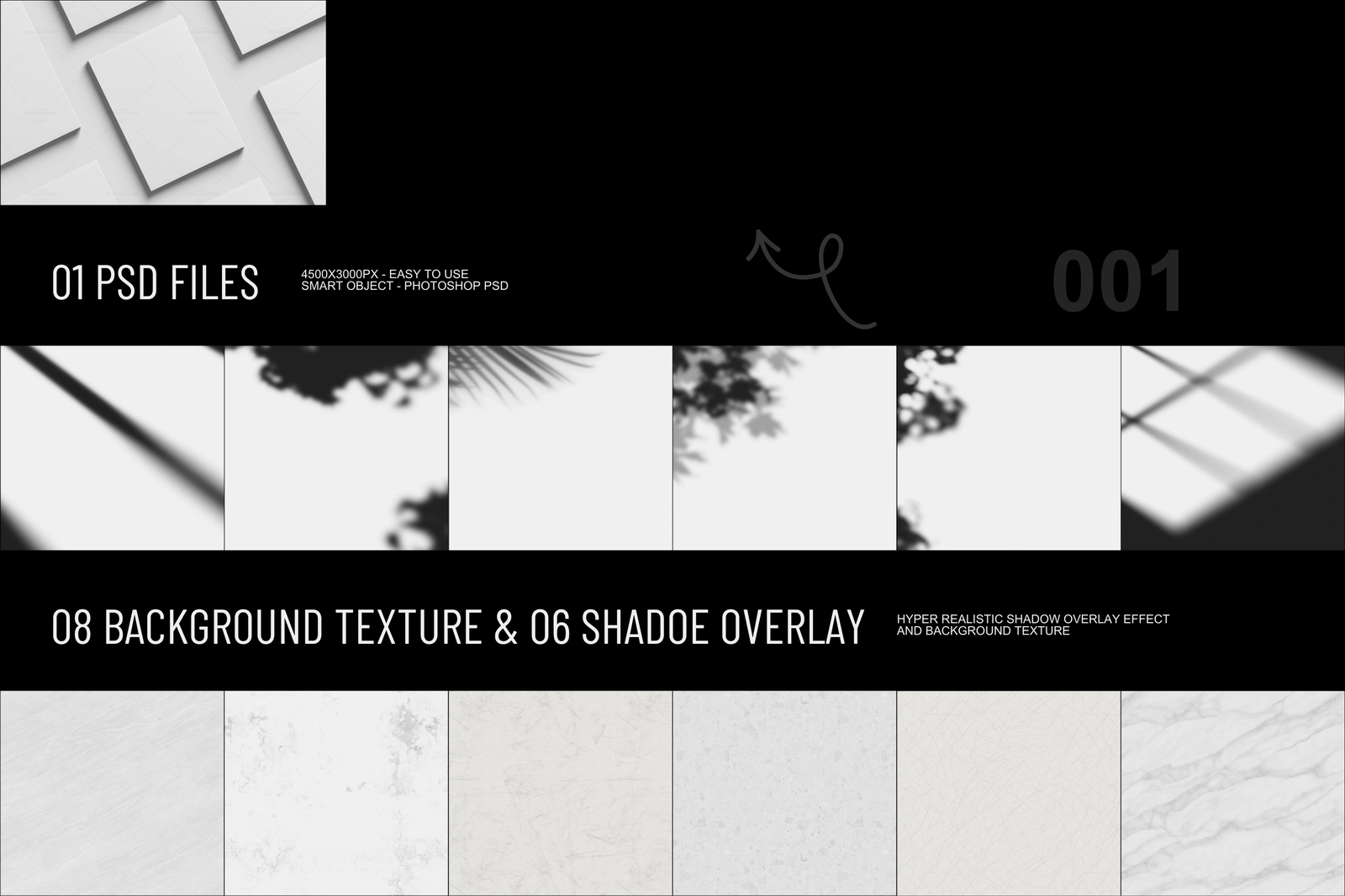 EMBER / A4 Cover Magazine Mockup Grid View