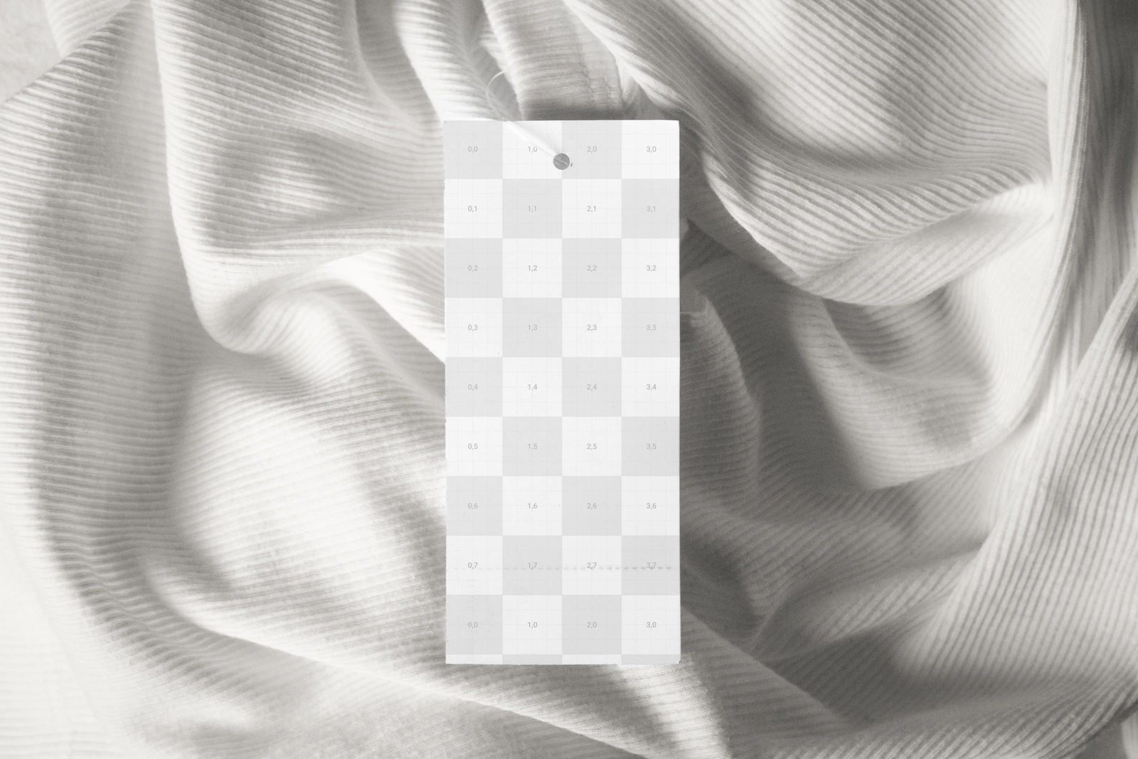 Free Clothing Tag Mockup