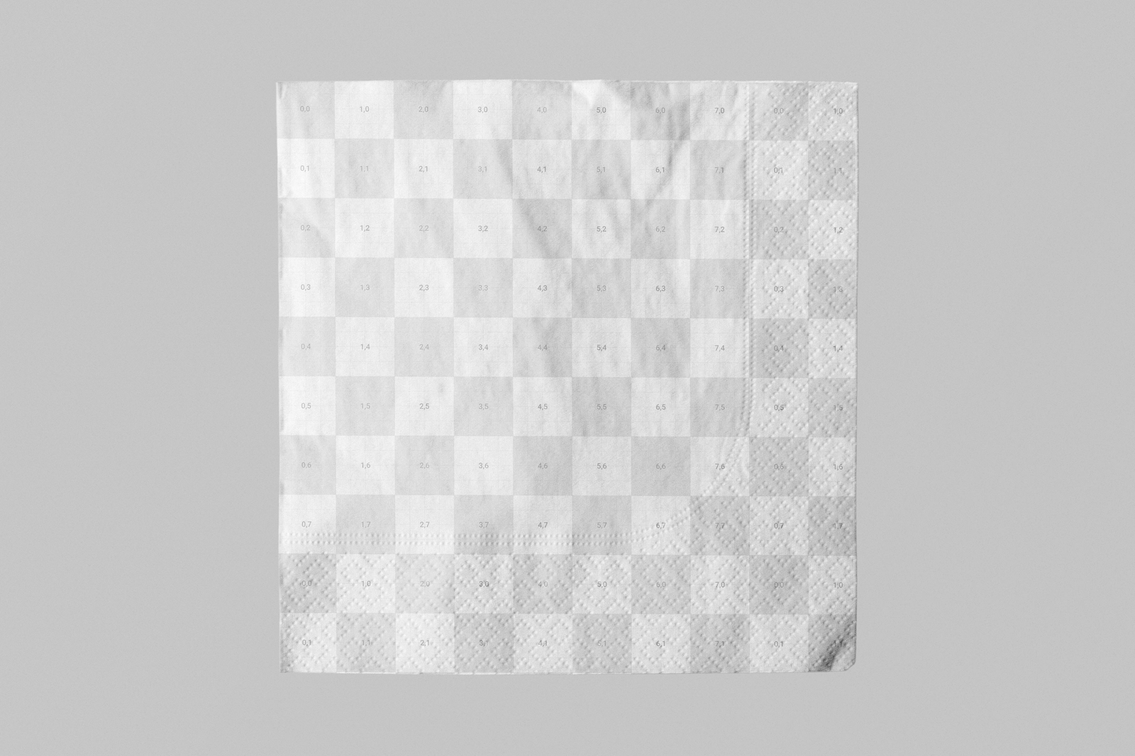 Free Square Paper Napkin Mockup