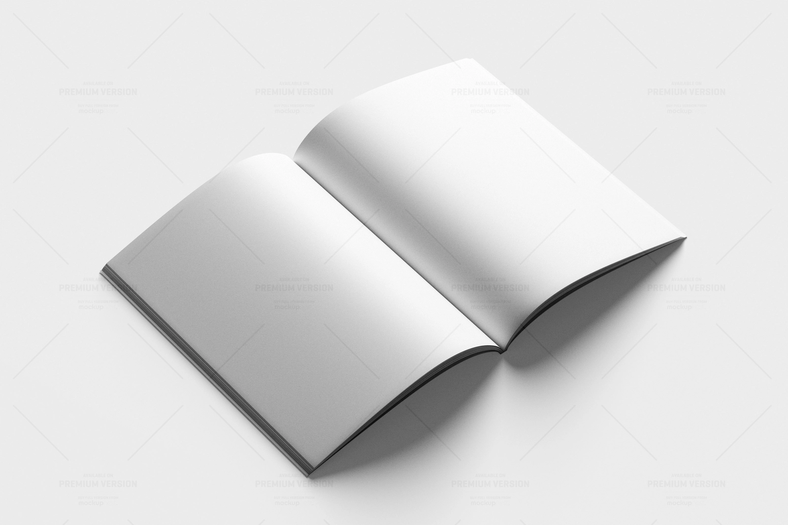 EMBER / Open A4 Magazine Mockup