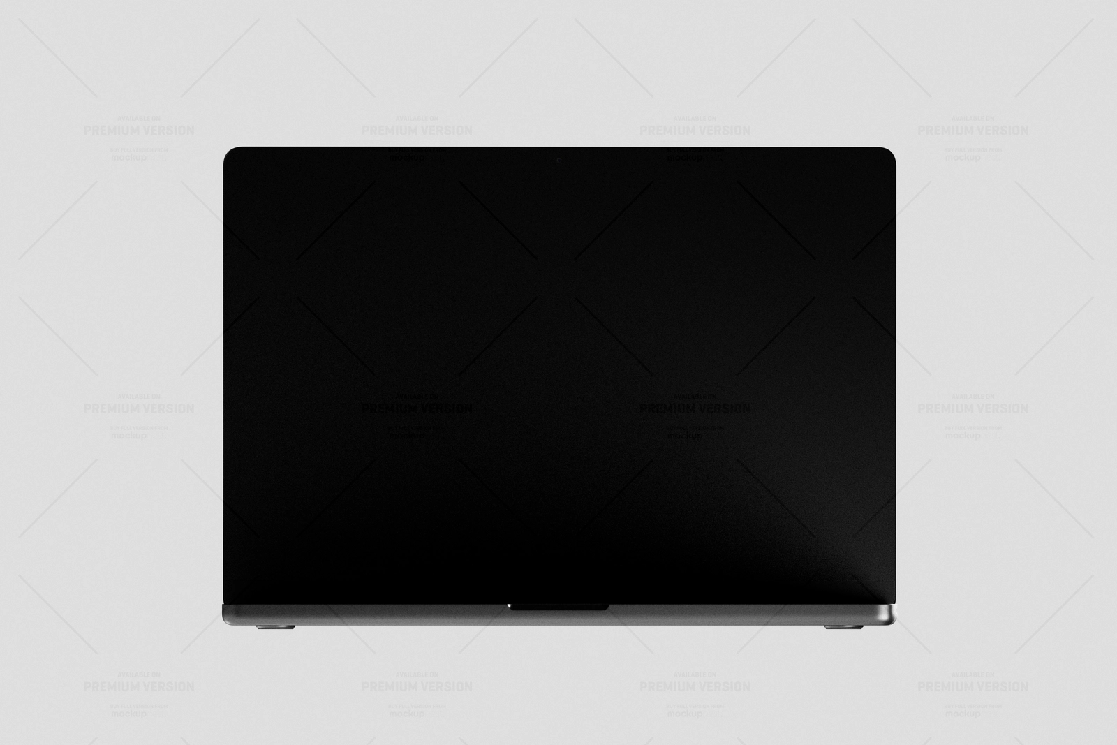 Macbook Pro Mockup From Front