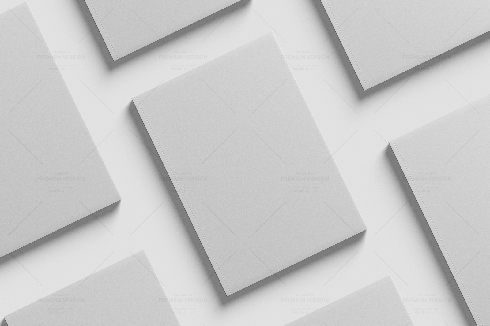 EMBER / A4 Cover Magazine Mockup Grid View