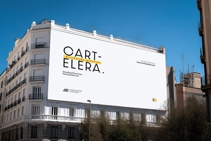 Free Large Billboard on Building Mockup