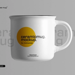 Ceramic Coffee Mug Mockup