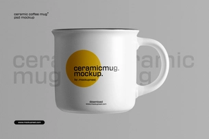 Ceramic Coffee Mug Mockup