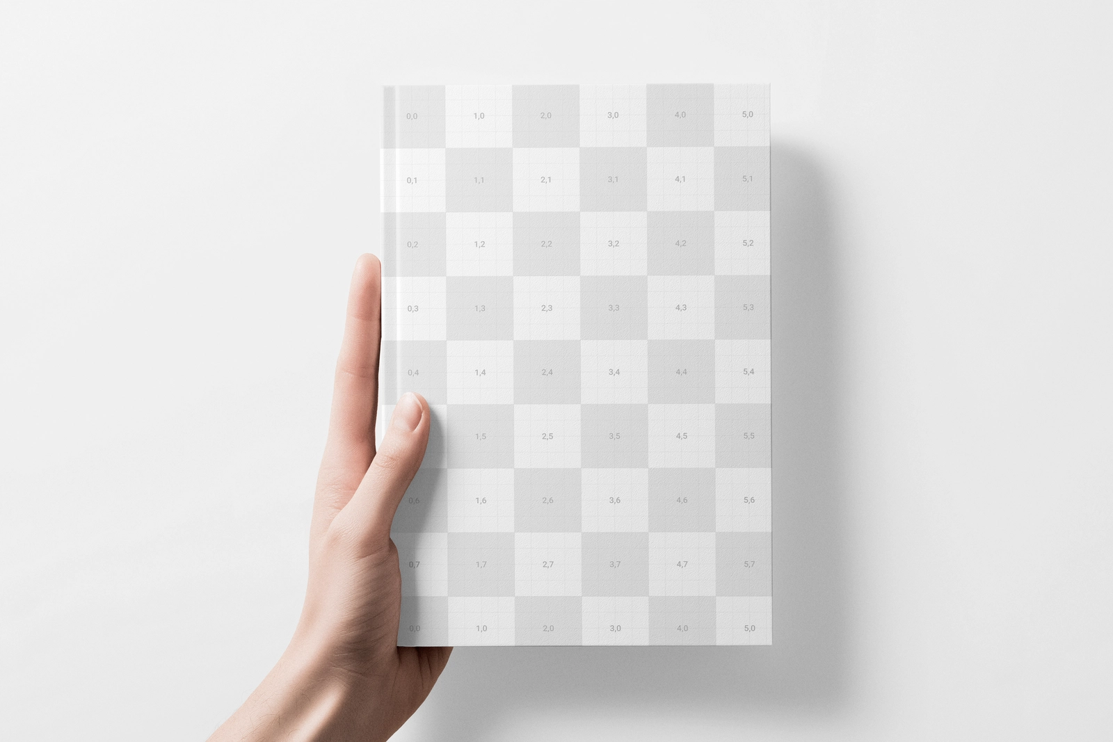 Free 6×9 Book Cover Mockup In Hand
