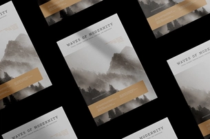 EMBER / A4 Cover Magazine Mockup Grid View