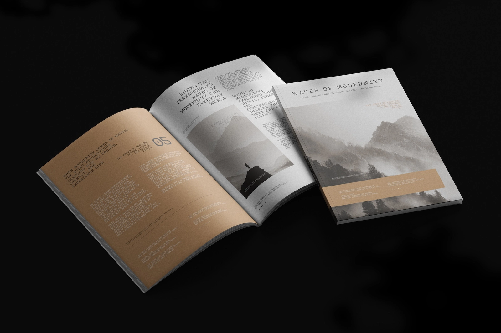 EMBER / A4 Magazine Mockup