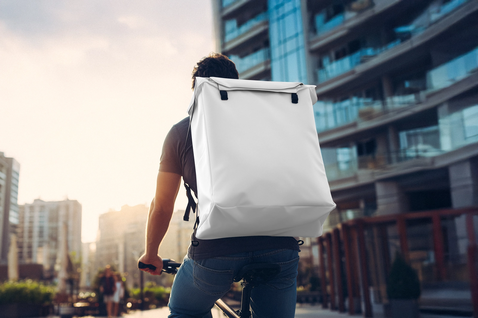 Free Delivery Bag Mockup