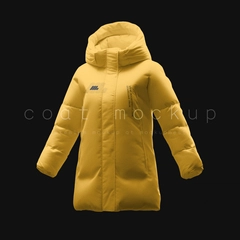 Women Long Coat Mockup