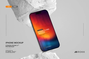 ROKK – PSD iPhone 17 Pro Mockup