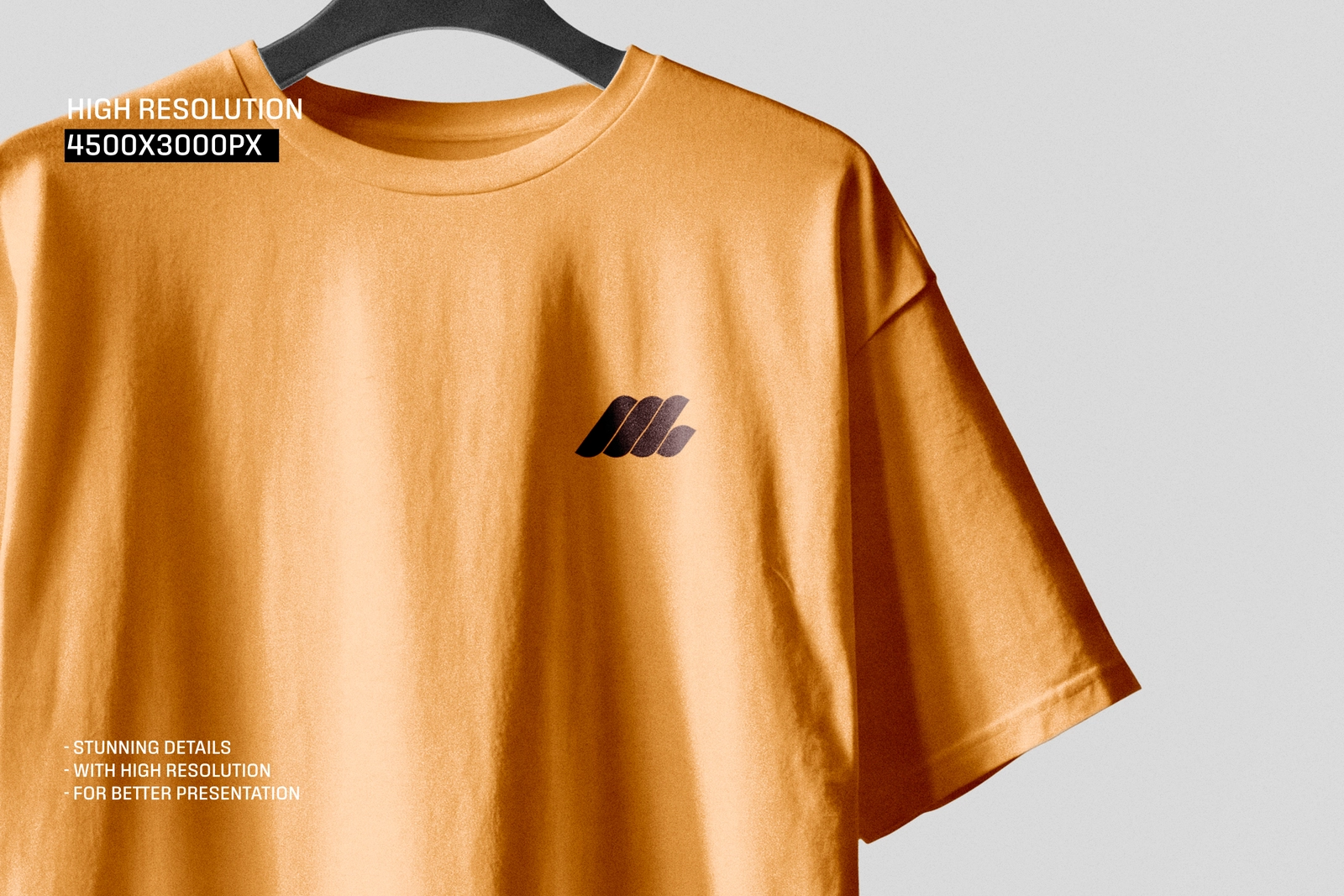 Free Hanging Oversized T-Shirt Mockup