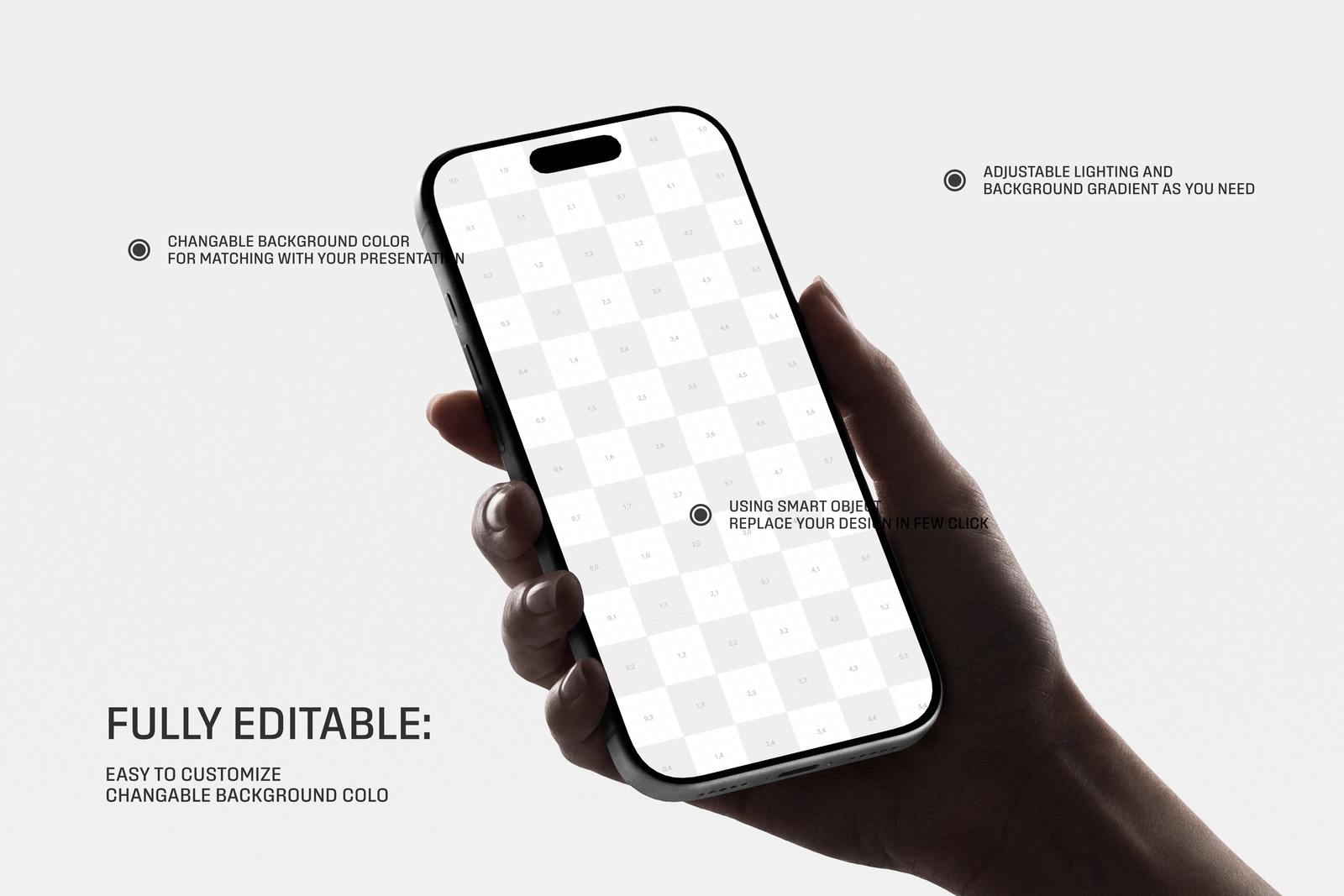 iPhone 17 Pro in Hand Mockup