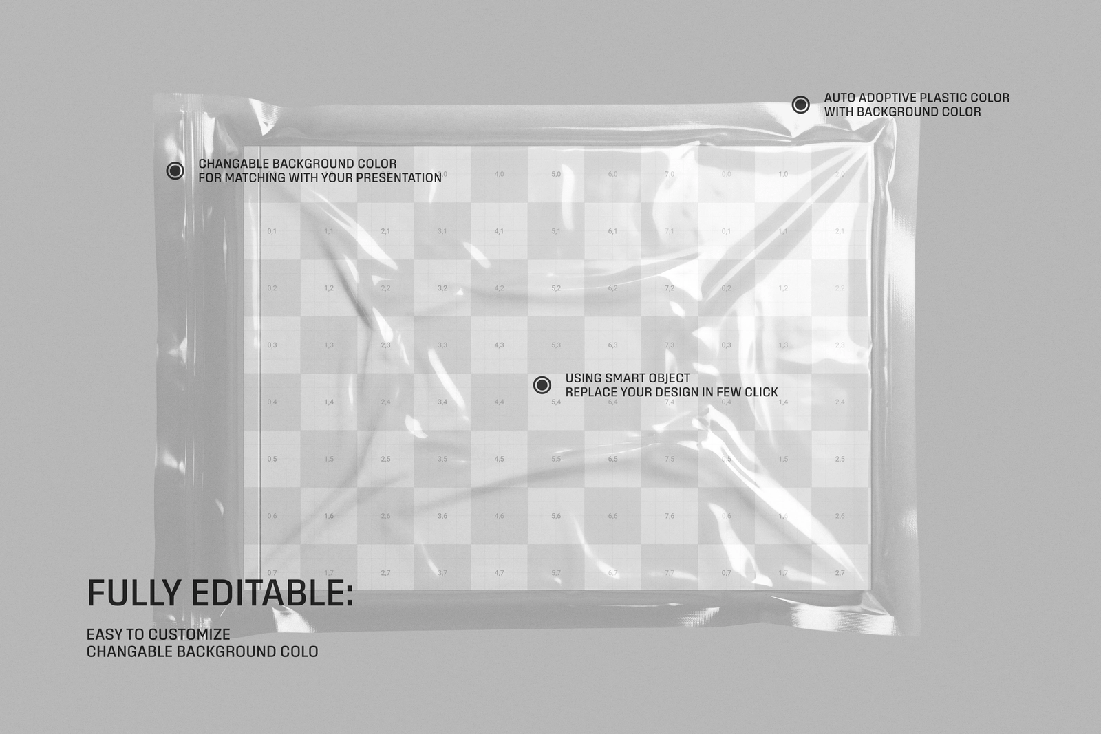 Plastic Sealed Wrapped A4 Landscape Magazine Mockup
