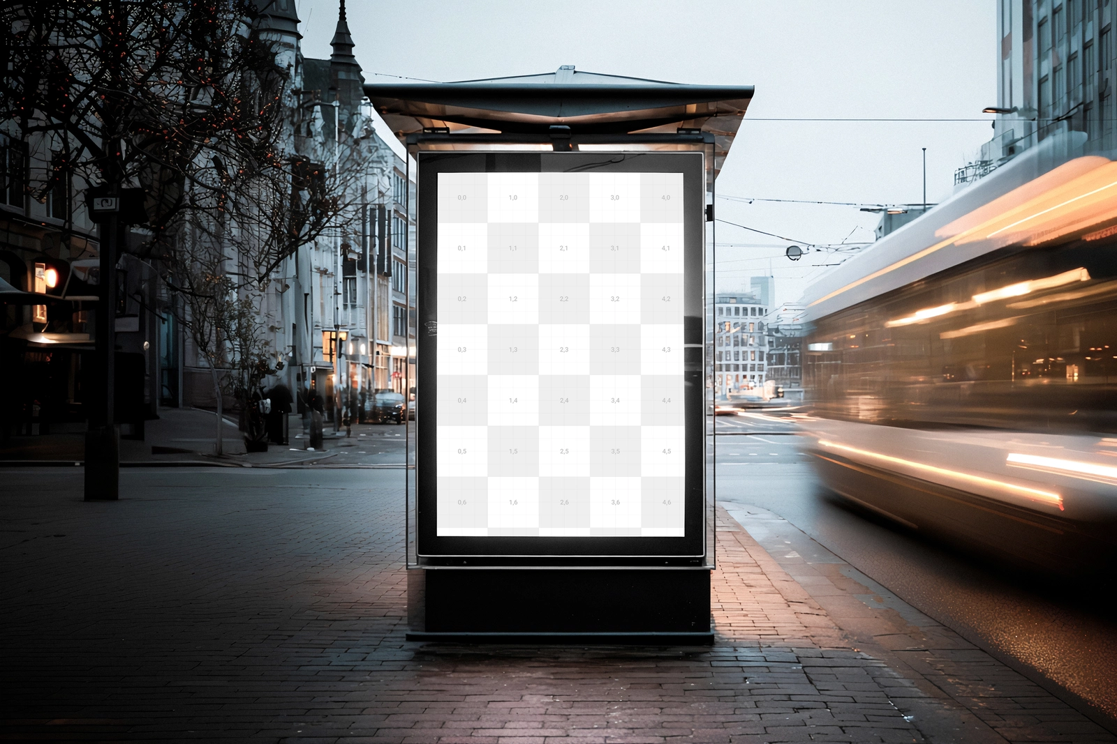 Free Bus Stop Banner Mockup Edit Online