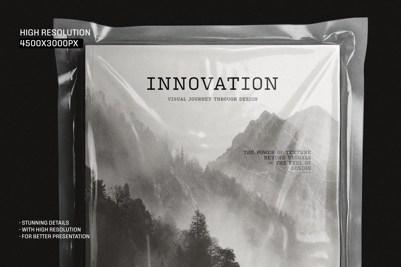 Plastic Sealed Wrapped Legal Magazine Mockup