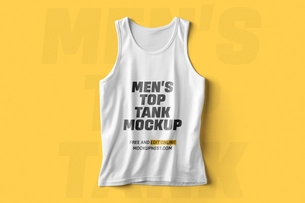 Free Men’s Top Tank Mockup