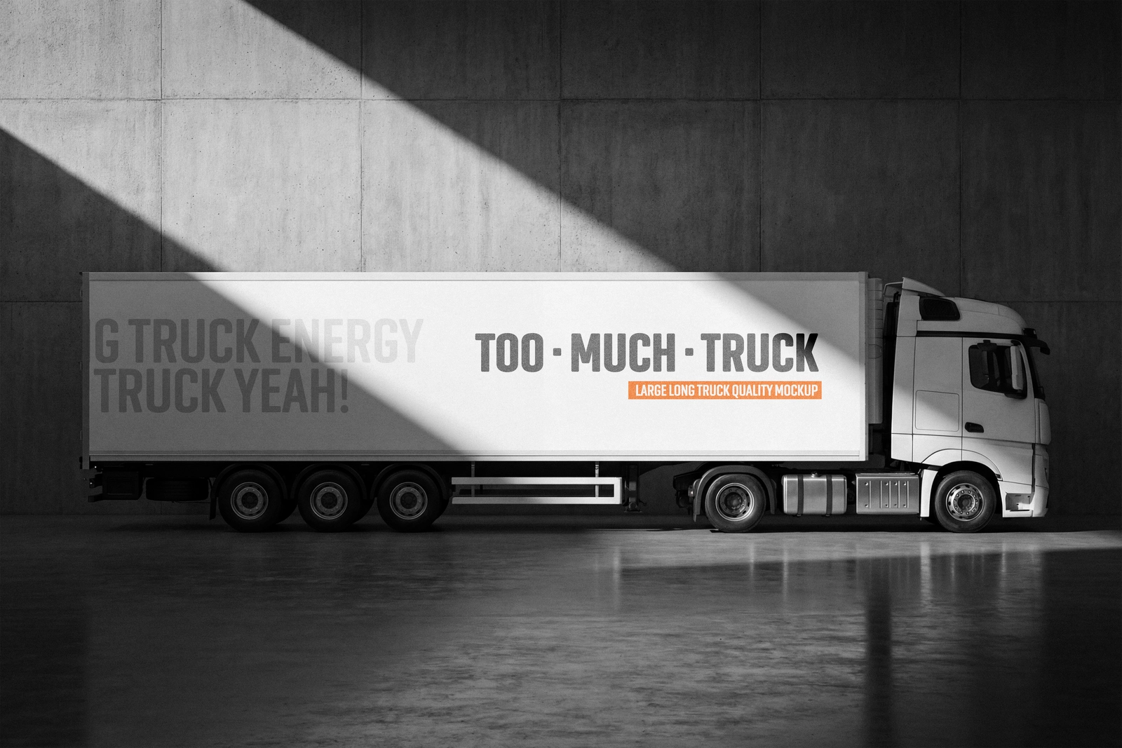 Long Truck Mockup