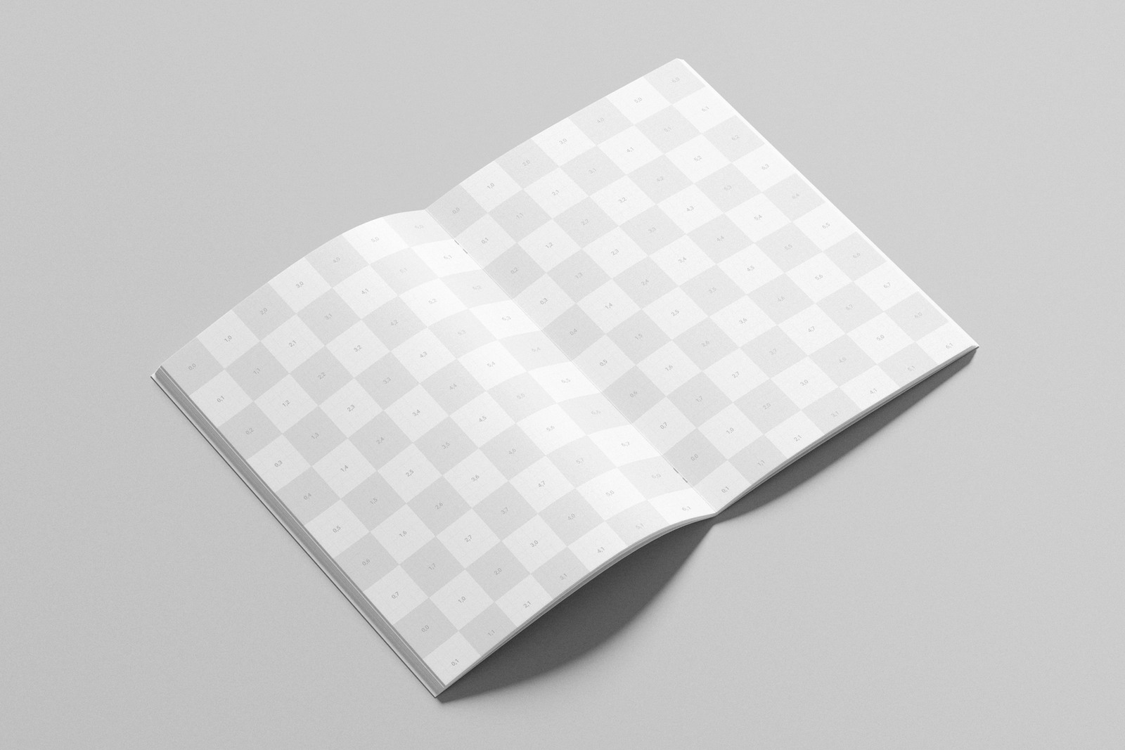 Free Saddle Stitch A4 Brochure Mockup