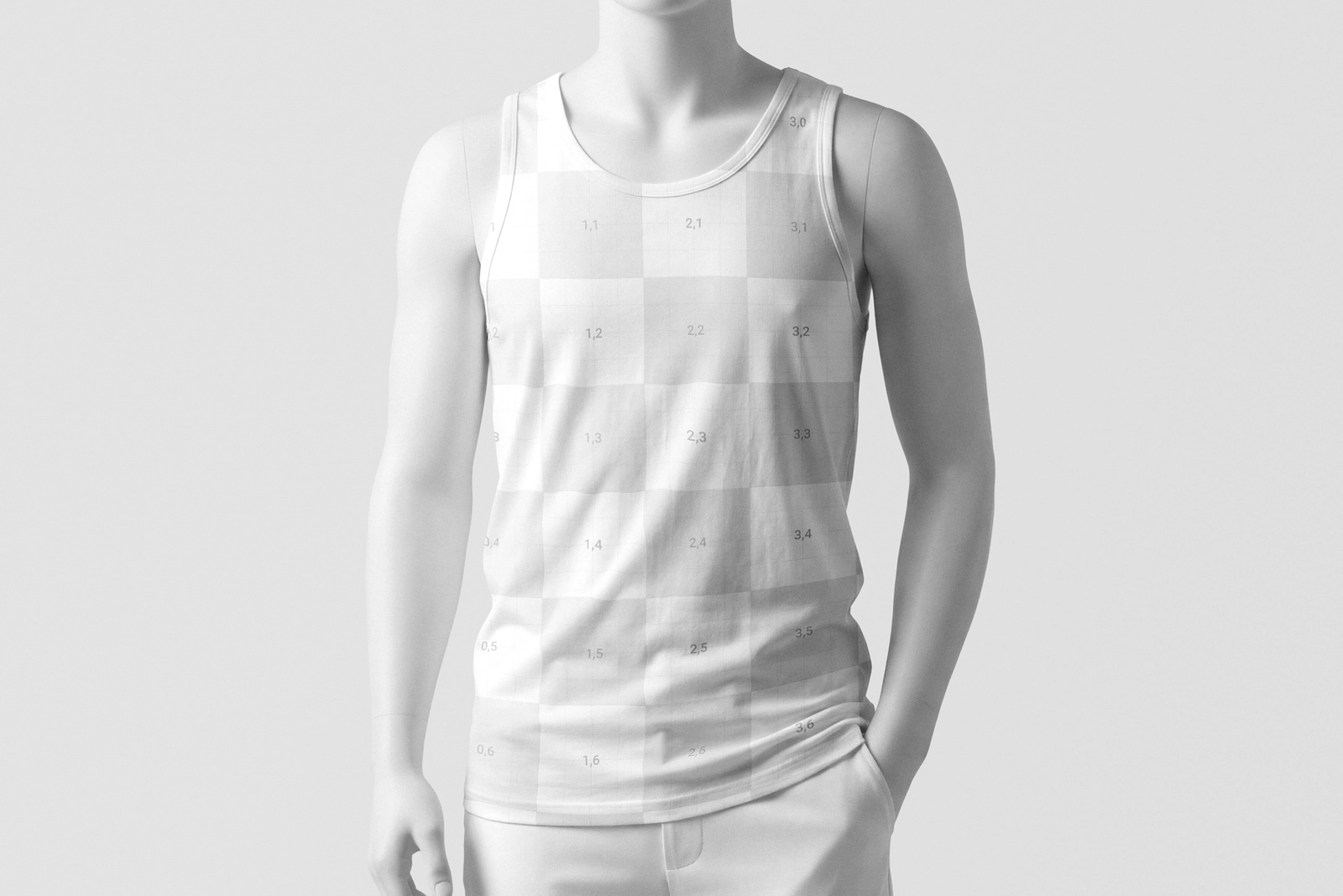 Free Tank Top Mockup on Mannequin