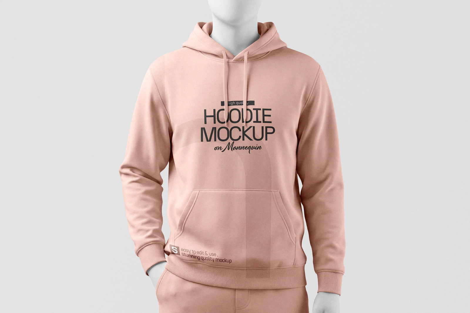 Hoodie Mockup on Mannequin