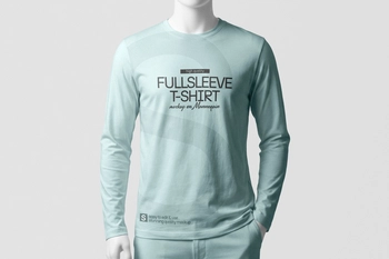 Full Sleeve T-shirt Mockup on Mannequin