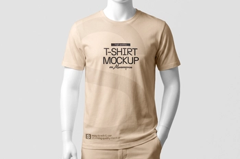 T-Shirt Mockup on Mannequin