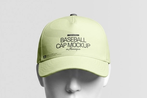 Free Baseball Cap Mockup on Mannequin