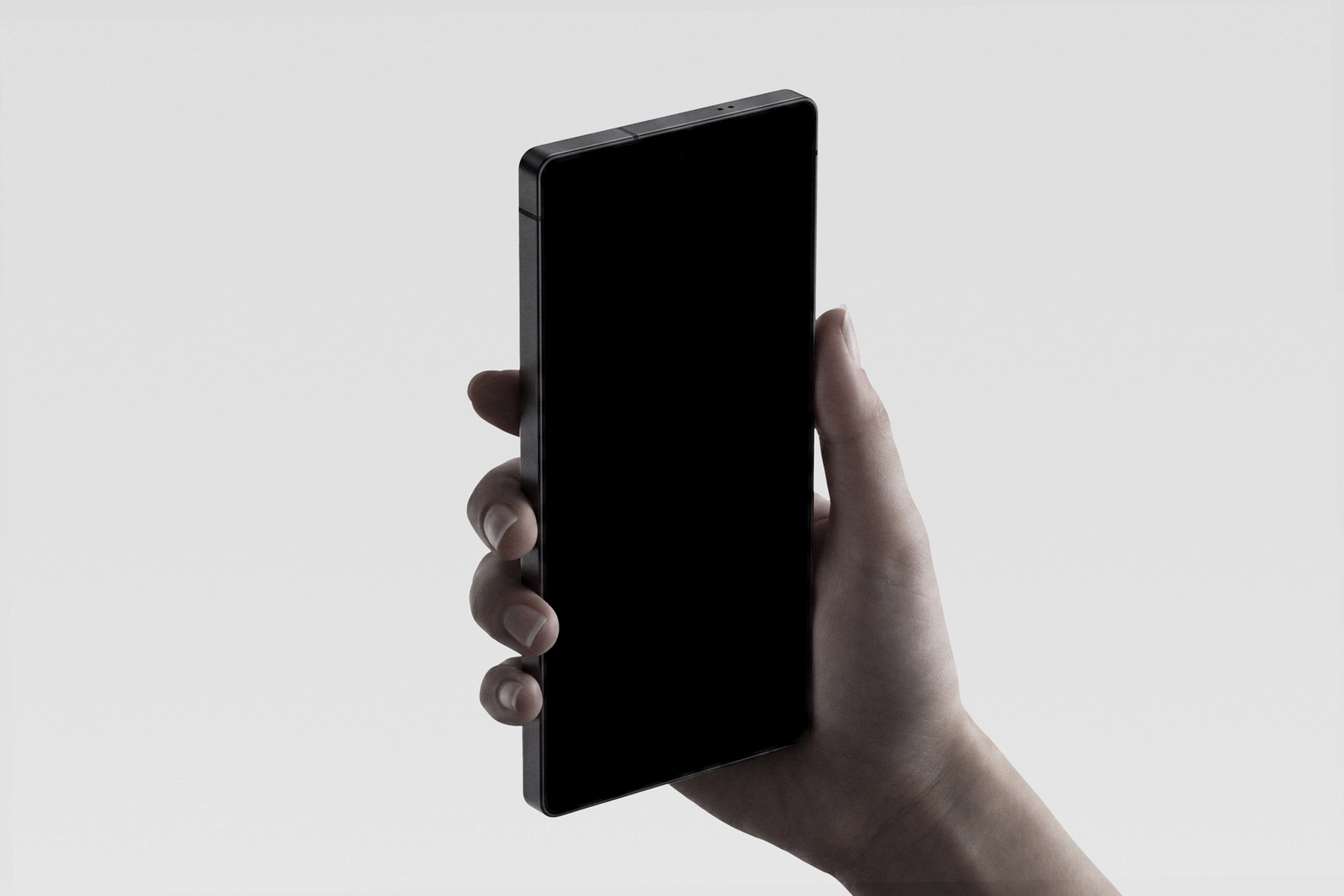 Samsung Galaxy S26 Ultra Mockup in Hand Angled View