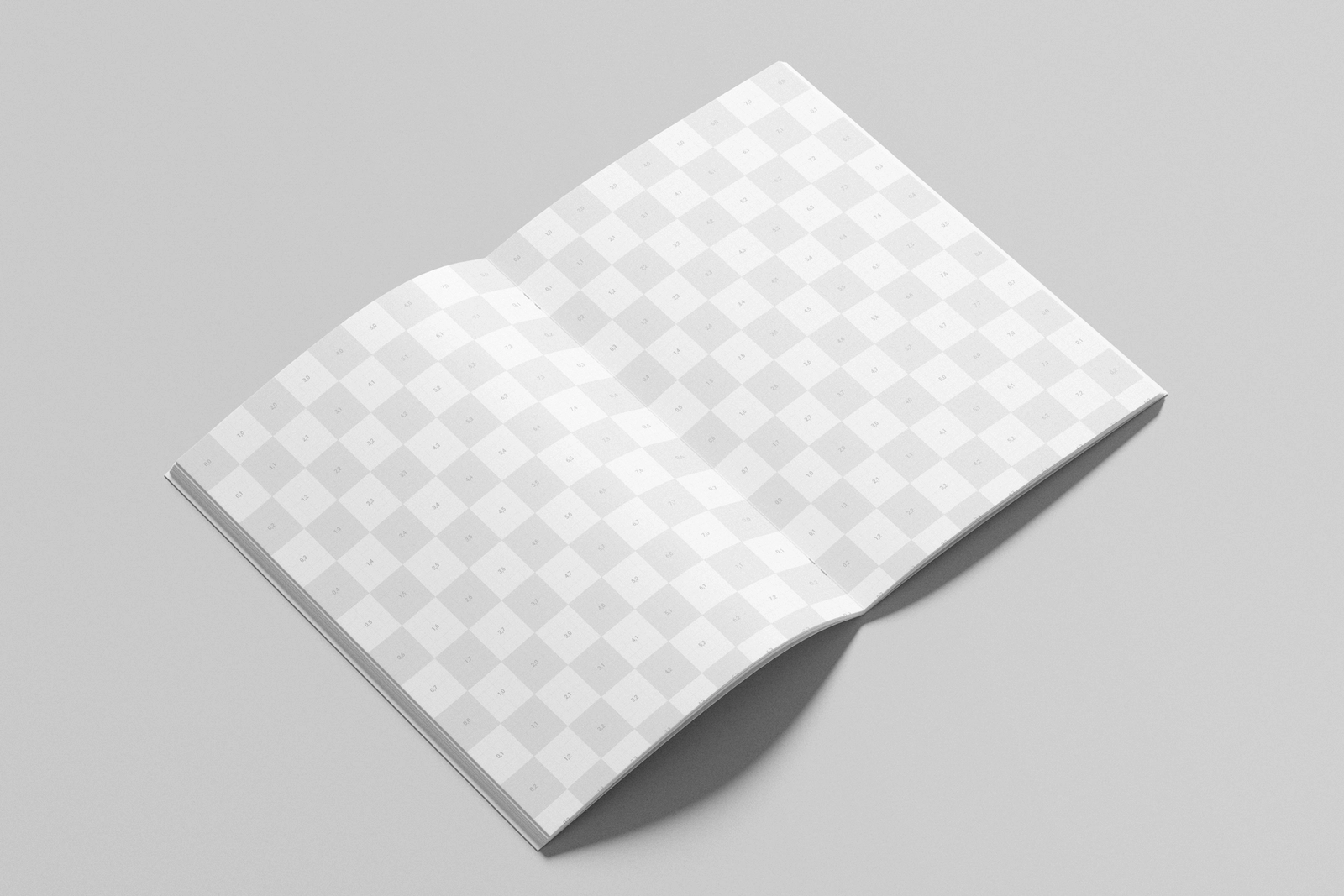 Free Saddle Stitch US Letter Brochure Mockup