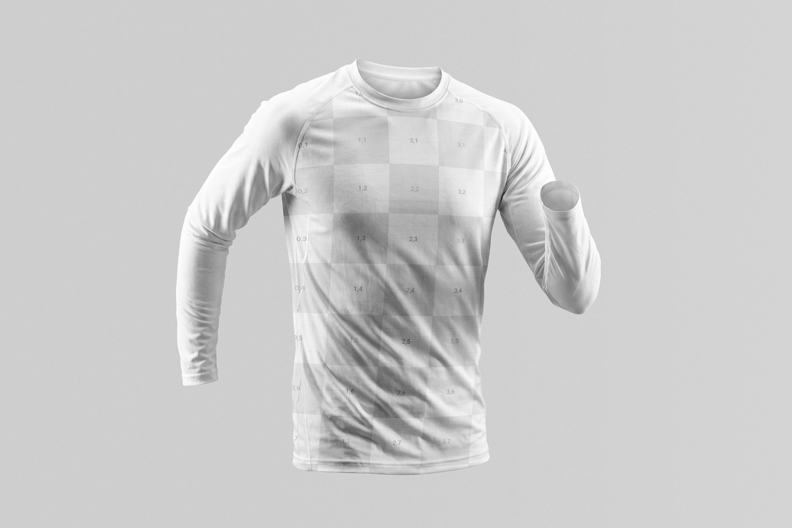 Free Long Sleeve Jersey Mockup
