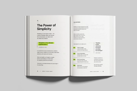 EU Size Open Book Mockup