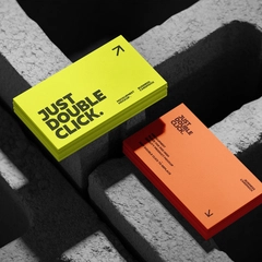 Free Business Card Mockup On Brick