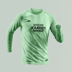 Free Long Sleeve Jersey Mockup