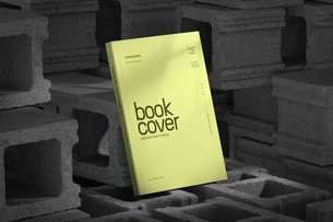 Free Softcover Book Mockup On Brick