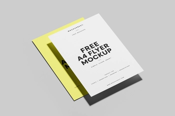 Free Two Flyer Mockup