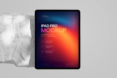 iPad Pro Mockup Front View